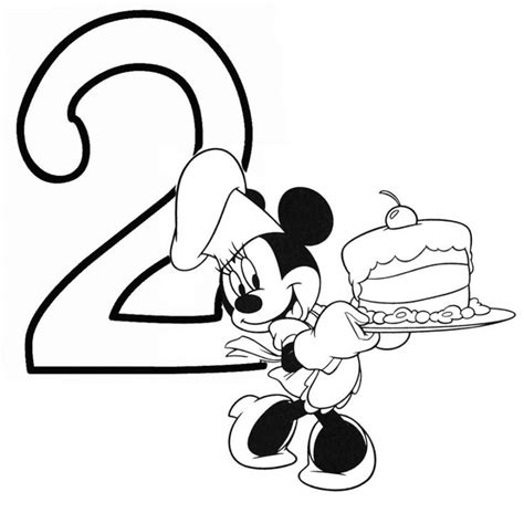 minnie mouse coloring pages birthday minnie mouse coloring pages