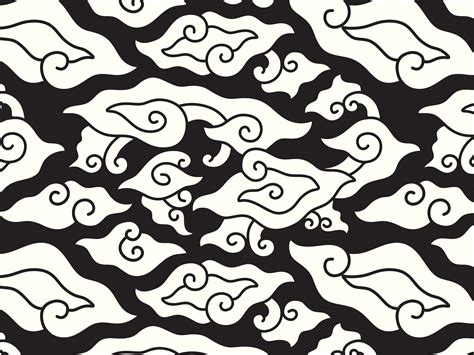 batik  indonesia fabric megamendung pattern  vector art  vecteezy