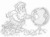 Around Coloring Pages Holidays Getcolorings Christmas sketch template