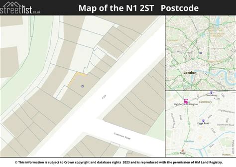 N1 2st Is The Postcode For Essex Road Islington London Greater