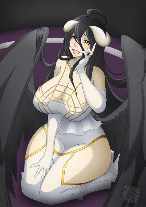 albedo from overlord by waifuholic hentai foundry