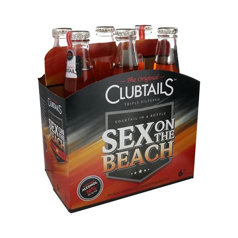 Clubtails Sex On The Beach Cocktail 11 2 Oz Bottles Shop Beer And Wine