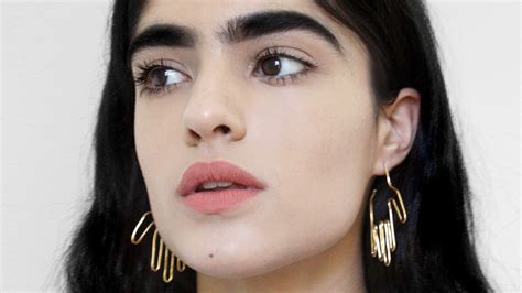 Model Natalia Castellar Calvani On Learning To Love Her Bold Eyebrows