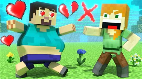 Alex And Steve Love Story Minecraft Animation Life Of Alex And Steve