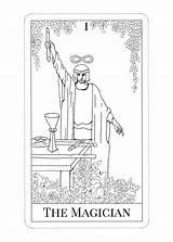 Tarot sketch template