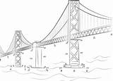 Pont Oakland Dot Connect Dots Relier Francisco Designlooter sketch template