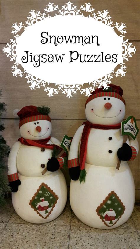 snowman jigsaw puzzles