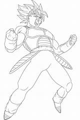 Bardock Coloring Pages Ball Dragon Drawing Ssj Lineart Sketch Getdrawings Popular Coloringhome sketch template