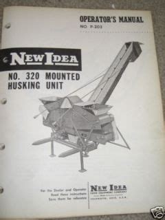 ford   mounted corn picker husk bed parts book