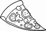 Pizza Coloring Pages Kids Sheets Choose Board Wecoloringpage sketch template