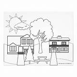 Coloring Neighbor Colouring Neighborhood Pages Neighbourhood Happy Yourself Flyer Pack Neighbors Sided Side Zazzle Template sketch template