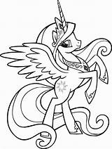 Coloring Pages Chrysalis Queen Pony Little Getcolorings Fresh Stock sketch template