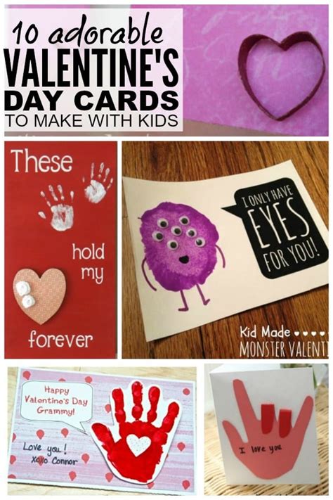 adorable diy valentines day cards     kids
