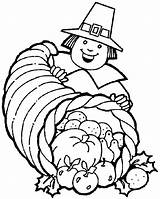 Thanksgiving Coloring Pages Kids Printable Preschool sketch template