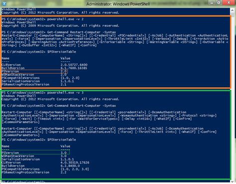 switching over from powershell v2 to v3 in same powershell