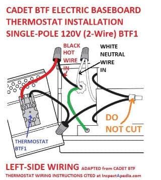 cadet  baseboard heater wiring diagram wiring diagram