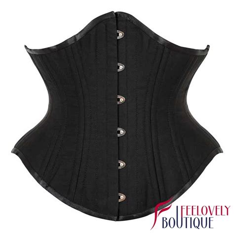 steel boned hourglass waist training corset