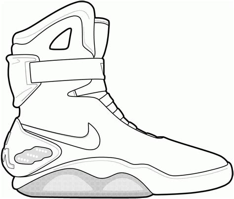nike air max coloring shoes  clipart  coloring home