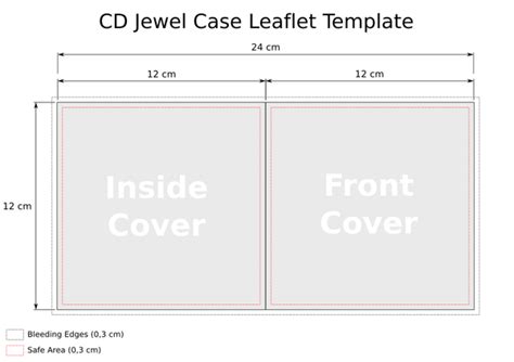 cd jewel case template  word  printable templates
