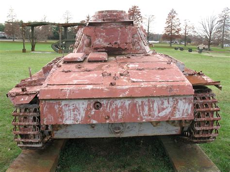 panzer iii rear view   german panzer iii  tank fmcv flickr