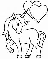 Unicorn Coloring Color Pages sketch template