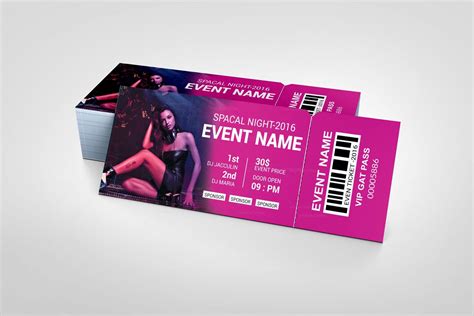 party event ticket design template  template catalog