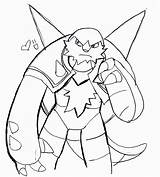 Chesnaught sketch template