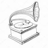 Gramophone Tourne Disque Chuhail sketch template