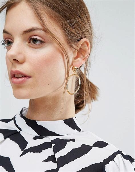 asos knotted hoop earrings gold silver gold earrings hoop earrings pricing jewelry