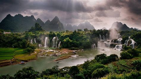 Vietnam Waterfalls Wallpaper Nature And Landscape