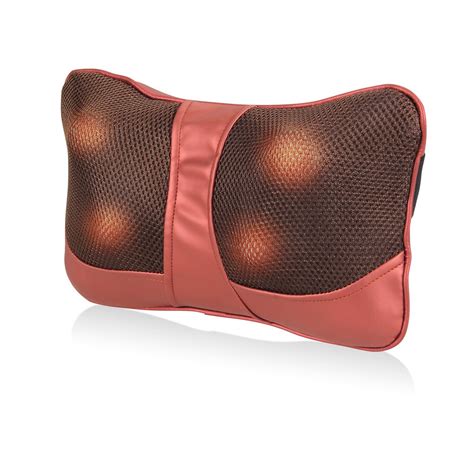 shiatsu deep kneading massage pillow with heat