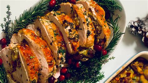 this scaled down christmas feast is perfect for a smaller celebration