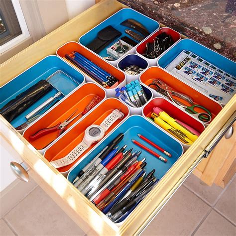 three by three metal drawer organizers the container store