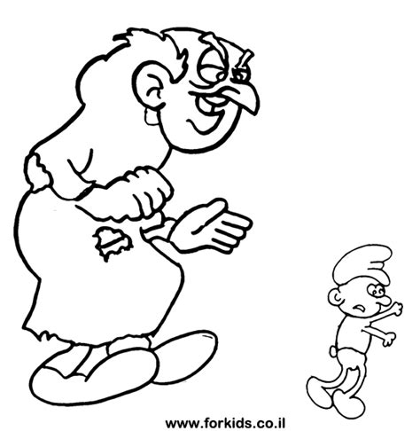 gargamel pages coloring pages