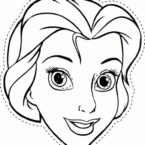 princess face coloring pages home sketch coloring page