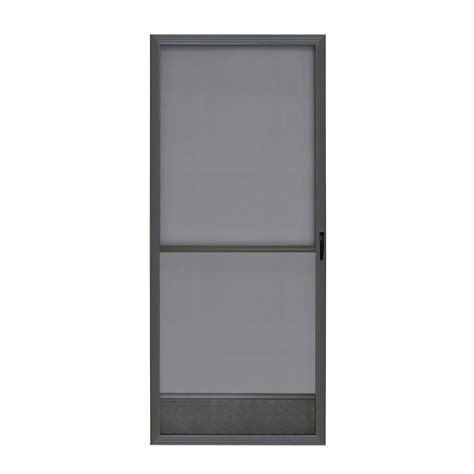 reliabilt       bronze aluminum frame hinged screen door   screen doors