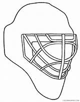 Coloring Pages Goalie Coloring4free Hockey Mask Related Posts sketch template