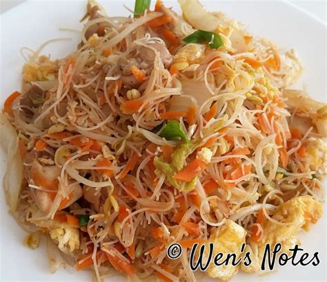 Homestyle Stir Fry Rice Vermicelli Wen S Notes