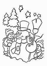 Coloring Pages Holidays Printable Happy Snowman Winter Children Kids Color Christmas Holiday Print Online Popular Book Library Coloringhome Clip sketch template