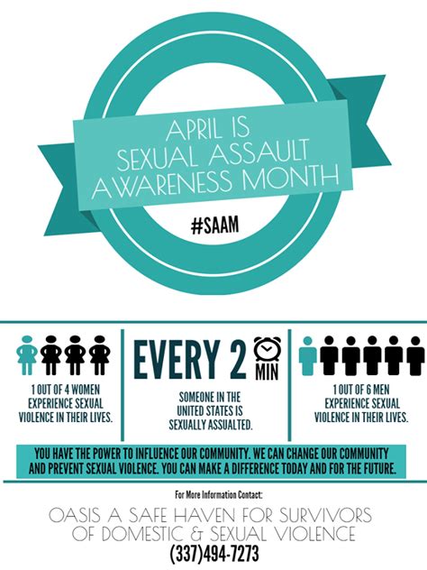 sexual assault awareness month oasis a safe haven