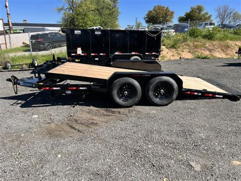 teton ft equipment tilt deck equipment trailer