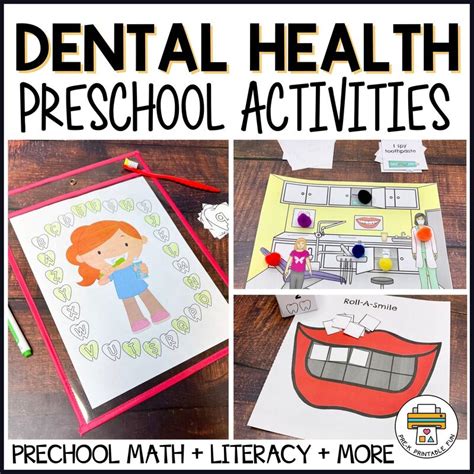 dental health preschool activities pre  printable fun
