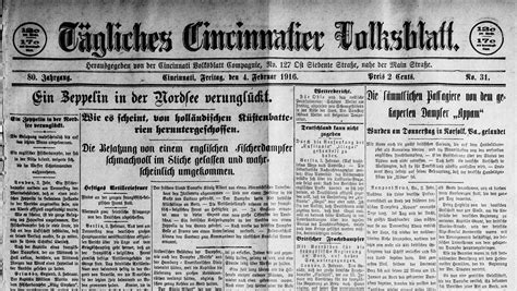 history german language newspapers  thrived  cincinnati