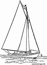 Voilier Coloriages Sailing Colorier Bateaux Layar Perahu Disegni Voile Sailboat Caravelle Navi Enfants Imprimé Fois sketch template