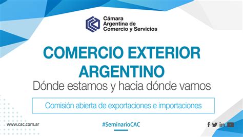 departamento de comercio exterior camara argentina de comercio