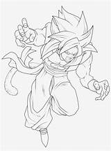 Ssj4 Coloring Gogeta Line Pages Search Again Bar Case Looking Don Print Use Find sketch template