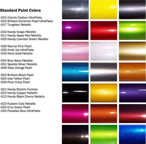 color chart toyota auto paint google search auto paint color charts