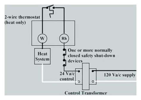 wire thermostat wiring diagram heat   wiring collection