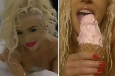 courtney stodden sex tape released cbb star melts ice cream in cleavage daily star