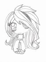 Chibi Emo Gothic Pages Drawing Template Coloring Drawings Gasai Draw Deviantart Choose Board sketch template